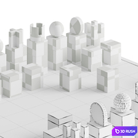 NELSON | chess 3D Model Corona