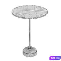 Fleet Side Table 3D Model Vray, Corona