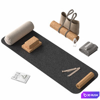 yoga set 3D Model Corona
