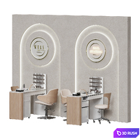 Manicure salon 2 3D Model Corona