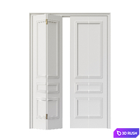 Classic folding doors (3 positions) 3D Model Corona