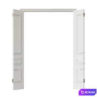Classic folding doors (3 positions) 3D Model Corona