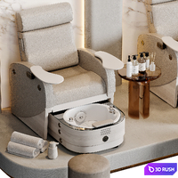 Pedicure area in the beauty salon 01 3D Model Vray, Corona