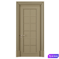 Entrance door set75 3D Model Vray, Corona