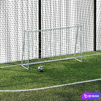 Low Poly Football Box 3D Model Vray, Corona
