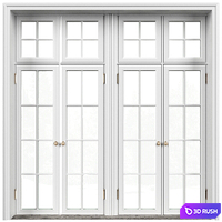 Classic door 2 3D Model Corona