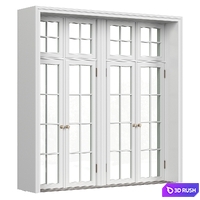 Classic door 2 3D Model Corona