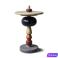 Shuffle table 3D Model Vray, Corona