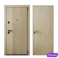 Entrance door and concealed door 03 3D Model Vray, Corona