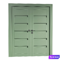 MODERN INTERIOR DOOR 15-2 3D Model Corona