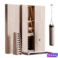 Gym equipment 06 3D Model Corona
