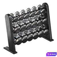 NOHrD Black DumbBells WeightBench Weight Rack 3D Model Vray, Corona