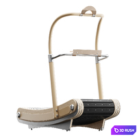 PENT.IRENA Premium Curve Manual Treadmill 3D Model Corona