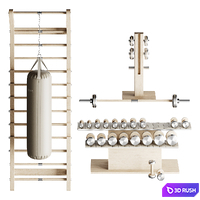 PENT. luxury fitness equipment 3D Model Corona