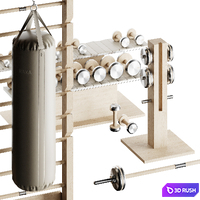 PENT. luxury fitness equipment 3D Model Corona