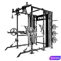 Primal Rack Bundle Gym Equipment 3D Model Vray