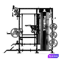 Primal Rack Bundle Gym Equipment 3D Model Vray