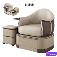 Pedicure Spa Chair Glorall 3D Model Corona