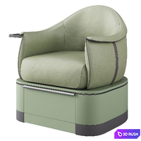 Pedicure Spa Chair Glorall 3D Model Corona