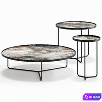 Billy by Cattelan Italia Table 3D Model Vray, Corona