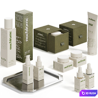 Nuebiome cosmetics set 3D Model Vray, Corona