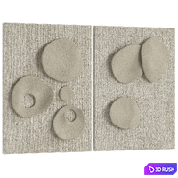 Decorative wall paintings 35 3D Model Vray, Corona