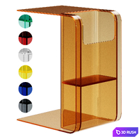 Acrylic Coffee Table 3D Model Corona