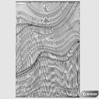 Decorative 3D panel\ Bas-relief 03 3D Model Corona