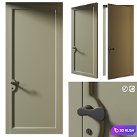 Interior door | 17 3D Model Vray, Corona