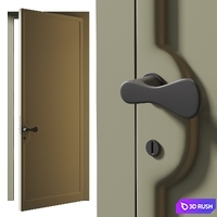 Interior door | 17 3D Model Vray, Corona