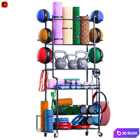 sport equipments 03 3D Model Corona