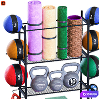 sport equipments 03 3D Model Corona