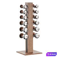 COLMIA™ LIGHT - Dumbbells With Vertical Rack 3D Model Corona
