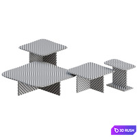 TUFTY-TIME 20 Coffee Table by B&amp;B Italia 3D Model Corona