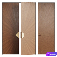 Rift volhovec concealed door - Interior door 272 - double - single 3D Model Vray, Corona
