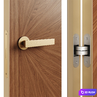 Rift volhovec concealed door - Interior door 272 - double - single 3D Model Vray, Corona