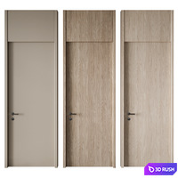 Modern single door 03 3D Model Corona