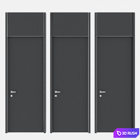 Modern single door 03 3D Model Corona