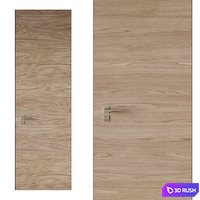 Door set 06 3D Model Corona