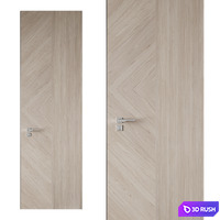 Door set 06 3D Model Corona