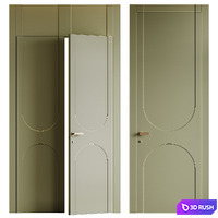 Doors of Nova factory collection Twist 1,2 3D Model Vray, Corona