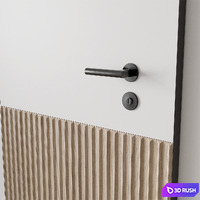 Door set 21 3D Model Corona