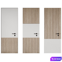 Door set 21 3D Model Corona