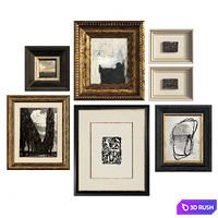 Vintage Picture Set 06 3D Model Corona
