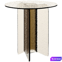 Fleur coffee table by molteni&amp;c 3D Model Corona