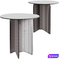 Fleur coffee table by molteni&amp;c 3D Model Corona