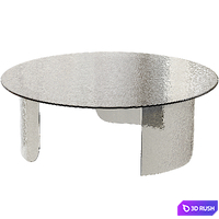 Tresor Brown Glass Coffee Table 3D Model Vray, Corona