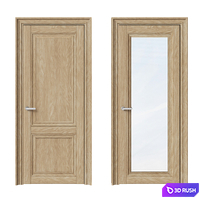 Interior doors Volhovec Centro (16 colors) 3D Model Vray, Corona