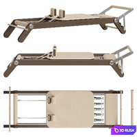 PX50 Pilates Reformer 3D Model Corona