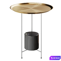 PENDULAM ROUND END TABLE 3D Model Corona